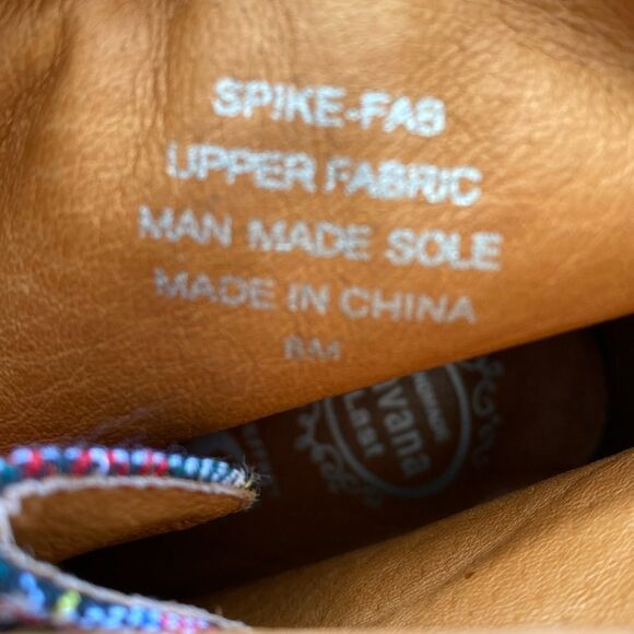 Jeffrey Campbell Lita Rare Red Plaid Lace-up Platform Ankle Boot w Spike Studs - Picture 8 of 8